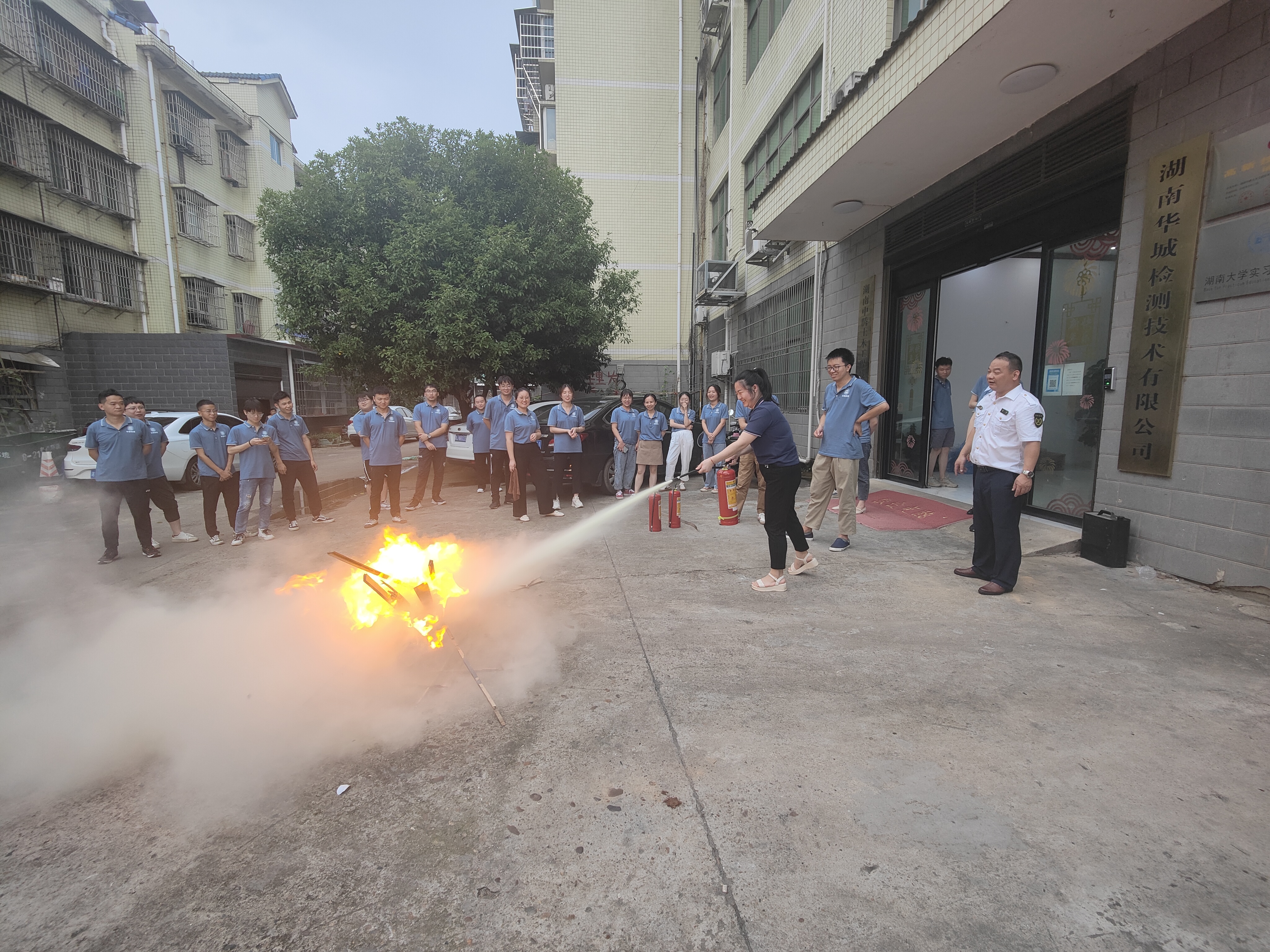 火災無情，防火先行——由中騰結構科技集團聯(lián)合華城檢測公司工會共同開展